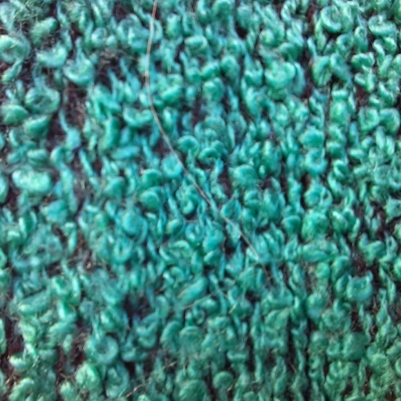 Vintage Monto Par Le Chois Sweater Jacket Size S-M Chunky Knit Puff Sleeve - Picture 14 of 14